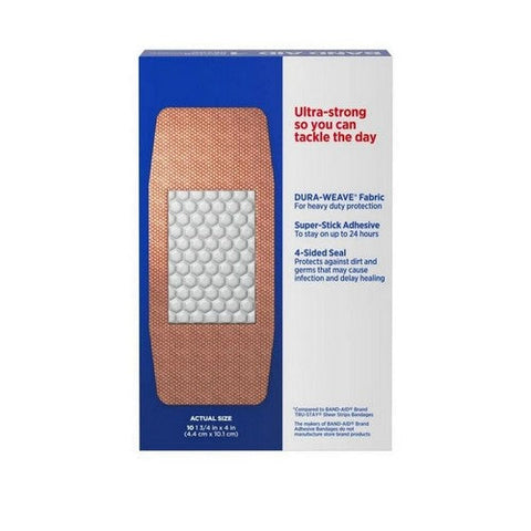 Band-Aid, Tough Strips Adhesive Bandages 1 X 3 1/4 Inch, 20 ct Band-Aid