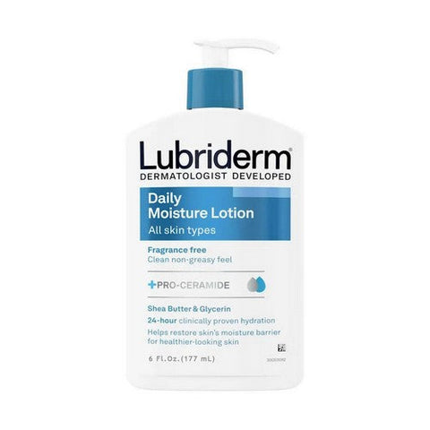 Lubriderm, Daily Moisture Lotion, 6 Oz Lubriderm
